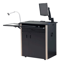 View presentation stands and multimedia carts here.