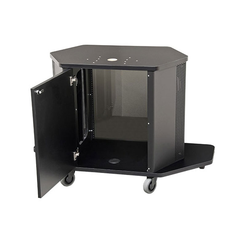 Audio Visual Furniture PL3070 Monitor Cart (14RU)